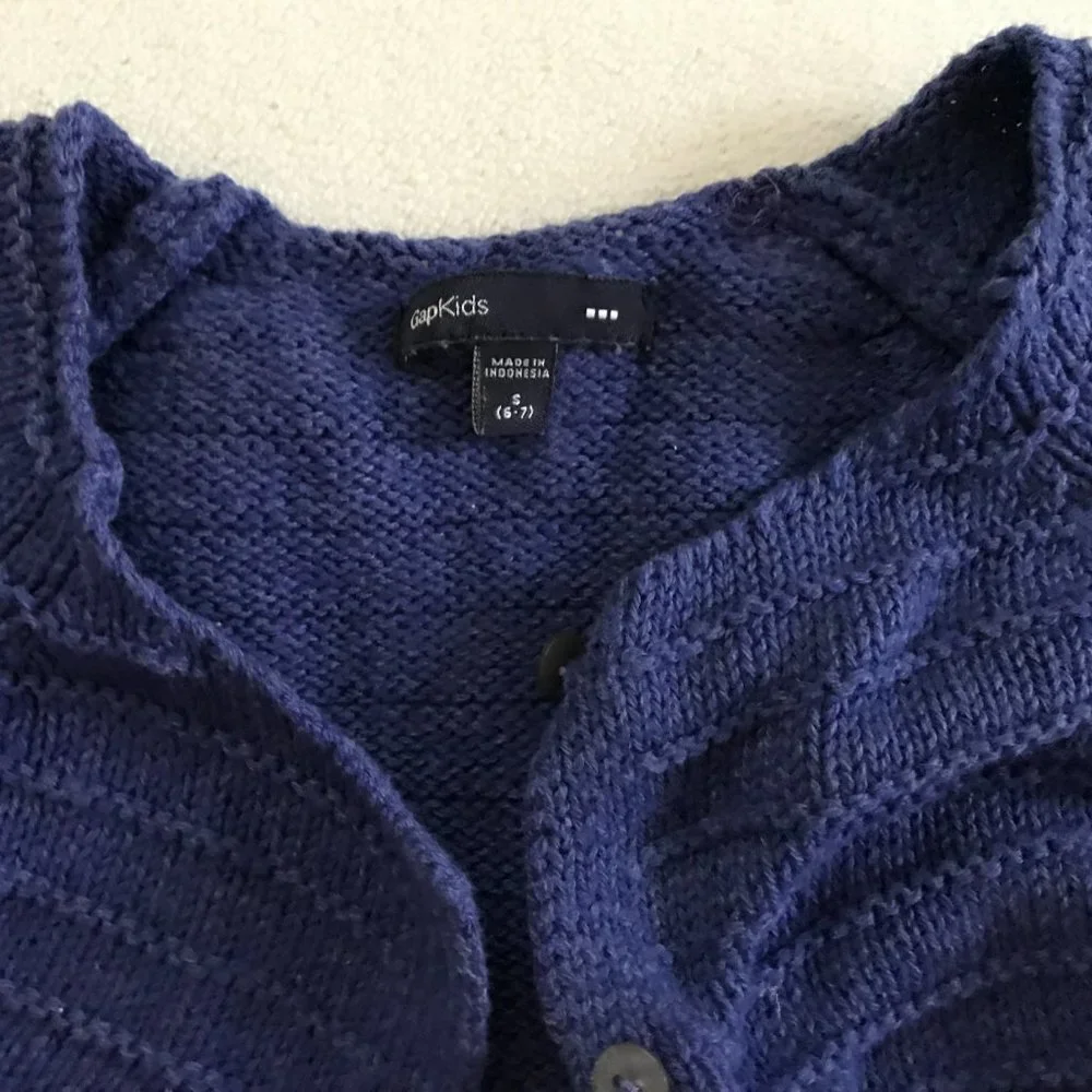GAP Girls Size S (Age 6-7), Periwinkle Blue Cardigan